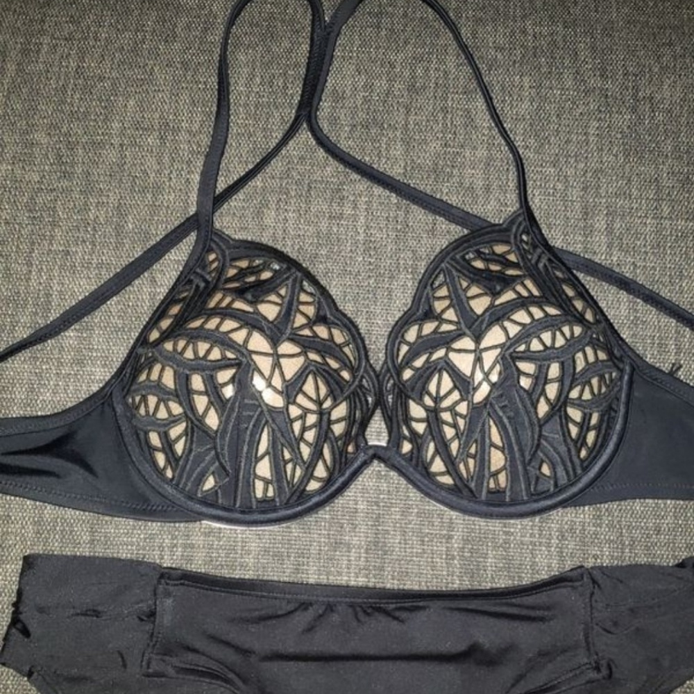 Black/Rose Gold Bikini